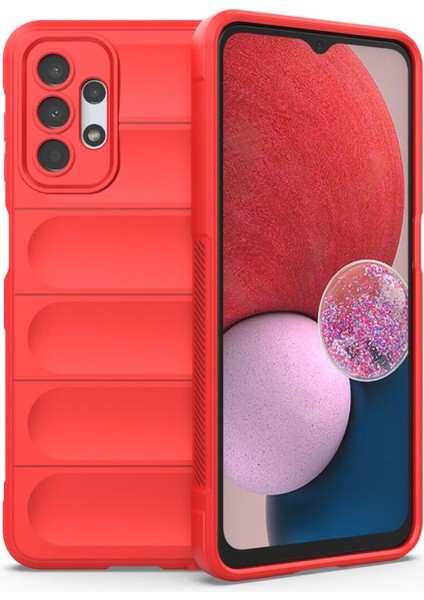 Samsung Galaxy A13 4g Kılıf Elde Tutma Kolaylıkla Kaydırmaz Kenar Line Dizayn Optietnik Kapak