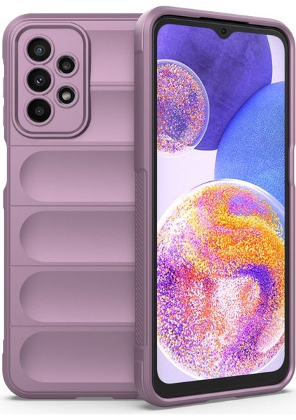 Samsung Galaxy A23 4g Kılıf Elde Tutma Kolaylıkla Kaydırmaz Kenar Line Dizayn Optietnik Kapak