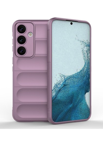 Samsung Galaxy S24 Kılıf Elde Tutma Kolaylıkla Kaydırmaz Kenar Line Dizayn Optietnik Kapak