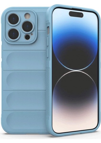 Apple iPhone 15 Pro Max Kılıf Elde Tutma Kolaylıkla Kaydırmaz Kenar Line Dizayn Optietnik Kapak