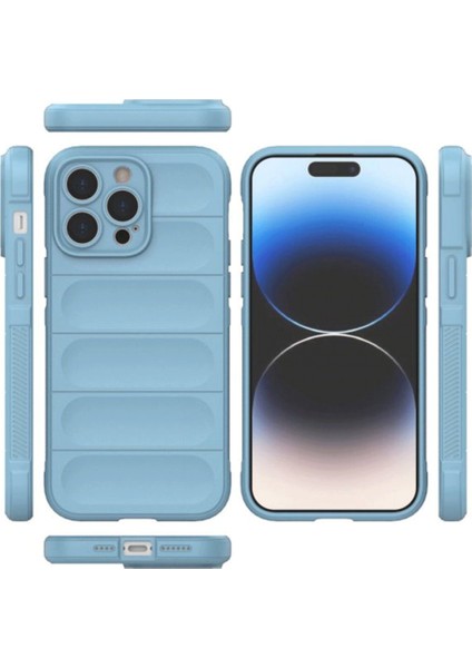 Apple iPhone 15 Pro Max Kılıf Elde Tutma Kolaylıkla Kaydırmaz Kenar Line Dizayn Optietnik Kapak