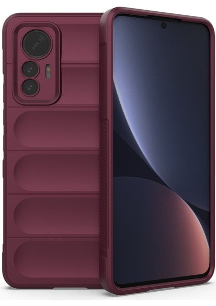 Xiaomi Mi 12 Lite Kılıf Elde Tutma Kolaylıkla Kaydırmaz Kenar Line Dizayn Optietnik Kapak