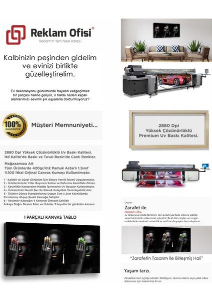 Afrikalı Kadınlar, Siyahi Kadınlar Modern Premium Kanvas Tablo