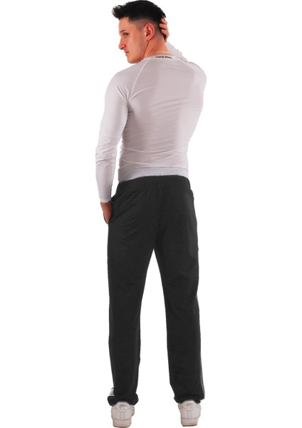 Erkek Yanı Beyazlı Antrasit Eşofman Altı (Büyük Beden Seçeneğiyle) fırsatları