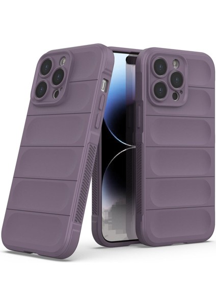 Apple iPhone 13 Pro Max Kılıf Elde Tutma Kolaylıkla Kaydırmaz Kenar Line Dizayn Optietnik Kapak