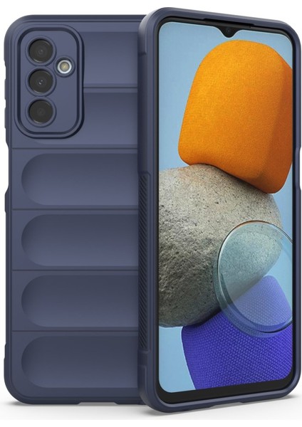 Samsung Galaxy M23 Kılıf Elde Tutma Kolaylıkla Kaydırmaz Kenar Line Dizayn Optietnik Kapak
