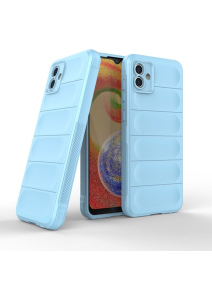 Samsung Galaxy A04 Kılıf Elde Tutma Kolaylıkla Kaydırmaz Kenar Line Dizayn Optietnik Kapak