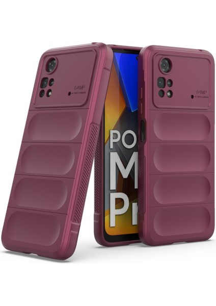 Xiaomi Poco M4 Pro 4g Kılıf Elde Tutma Kolaylıkla Kaydırmaz Kenar Line Dizayn Optietnik Kapak