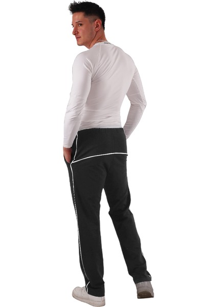 Erkek Biyeli Antrasit Eşofman Altı (Büyük Beden Seçeneğiyle) fırsatları