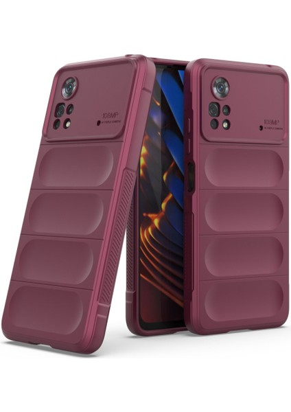 Xiaomi Poco X4 Pro 5g Kılıf Elde Tutma Kolaylıkla Kaydırmaz Kenar Line Dizayn Optietnik Kapak