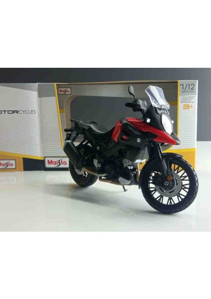 1:12 Ölçek Suzuki V Strom// Metal Motosiklet modelleri