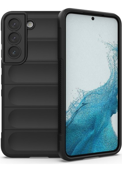 Samsung Galaxy S22 Kılıf Elde Tutma Kolaylıkla Kaydırmaz Kenar Line Dizayn Optietnik Kapak