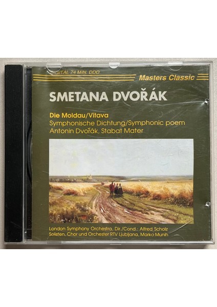 Smetana Dvorak CD (Orjnal Dönem Baskı Cd)