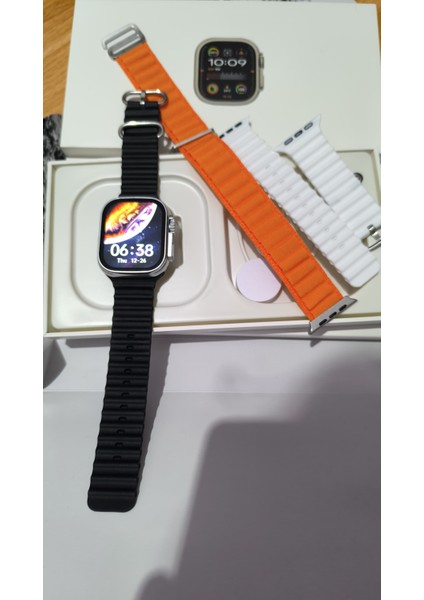 Ultra 2 Watch 7 Akıllı Kol Saati Kordonlu Titanyum