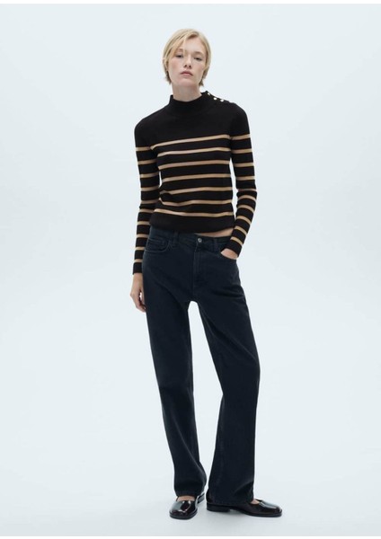 Omuzu Düğmeli Kazak fiyatları