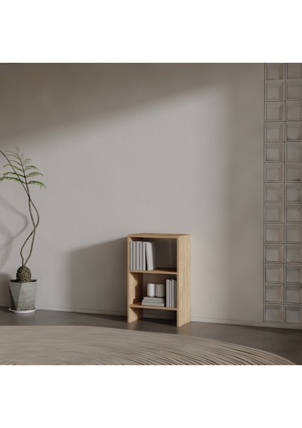 Pulse Suntalam Kitaplık ( 80 x 50 x 30 ) Atlantik Çam ( Mat )
