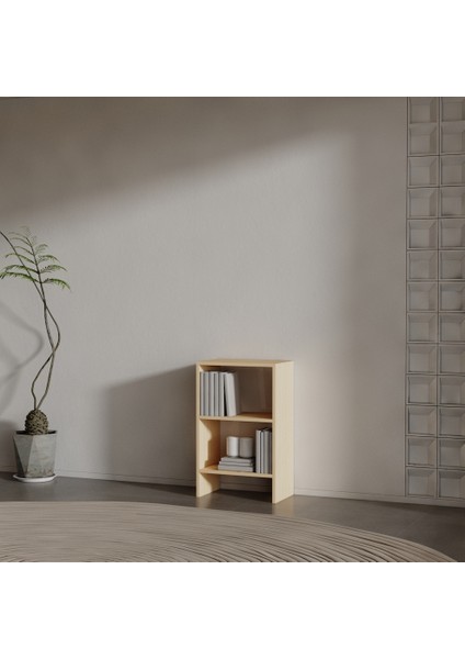 Pulse Suntalam Kitaplık ( 80 x 50 x 30 ) Akçaağaç ( Mat )