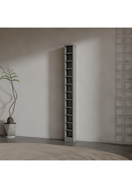 Dolphın Suntalam Kitaplık ( 200 x 20 x 17 ) Antrasit ( Mat )