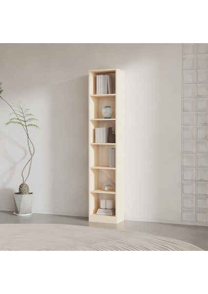 Inforno Suntalam Kitaplık ( 200 x 40 x 28 ) Akçaağaç ( Mat )