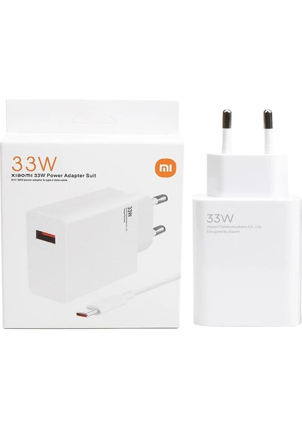 Premium Xiaomi Tüm Modellerle Uyumlu Type C 33W Hızlı Şarj Aleti