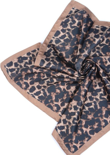 13486 Leopar Desenli Bandana Fular