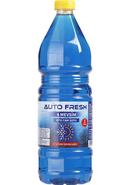 Autofresh 4 Mevsim Oto Cam Suyu 1 Litre 20 Adet Set -3 Derece