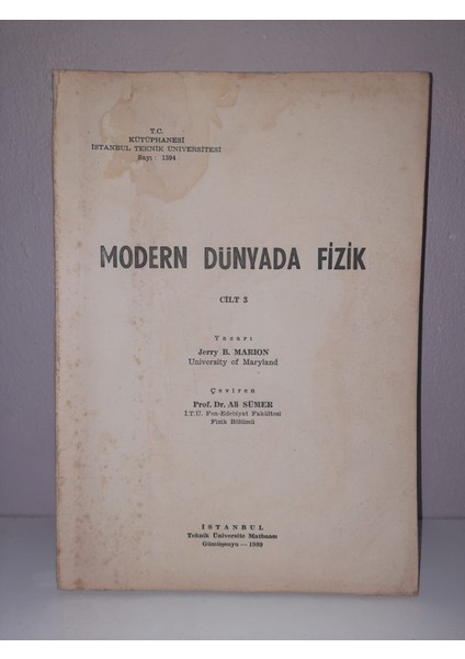 Modern Dünyada Fizik / Cilt 3