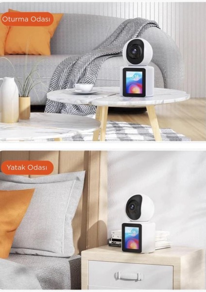 Cmr-11 360° Akıllı Güvenlik ve Bebek Kamerası - 5mp Hd Görüntü Gece Görüşü İki Yönlü Ses