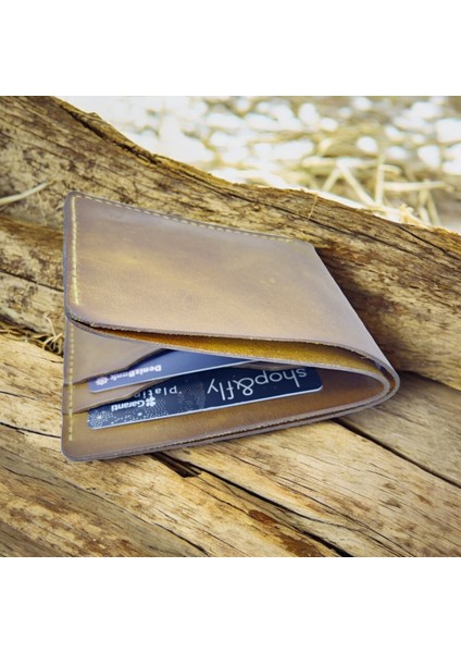 Cy Leather Eternal Classic Camel Hakiki Deri El Yapımı Erkek Cüzdanı fiyatları