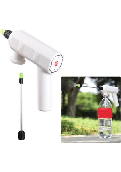 USB Şarjlı Basınçlı Su Püskürtme Tabancası - Çiçek Sulama - Çiçek Yaprağı Nemleme Ilaçlama Tabancası
