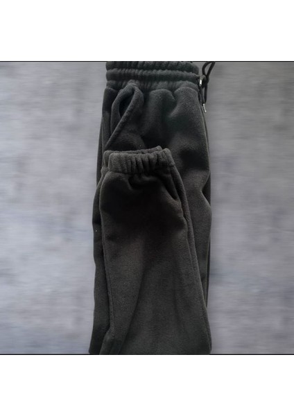 Kışlık Kalın Unisex Polar Eşofman Alt