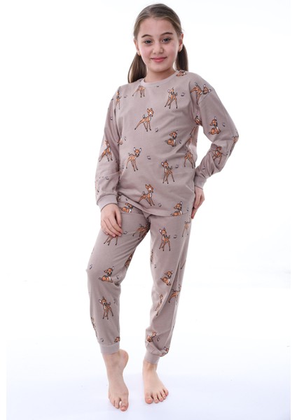 %100 Pamuk Ceylan Desenli Garson Boy Kız Çocuk Pijama Takımı fiyatları