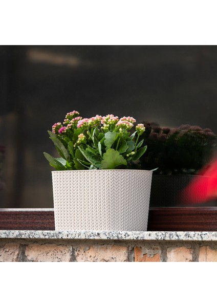 Sümela Balkon Plastik Çiçek & Bitki Saksısı 4,7lt