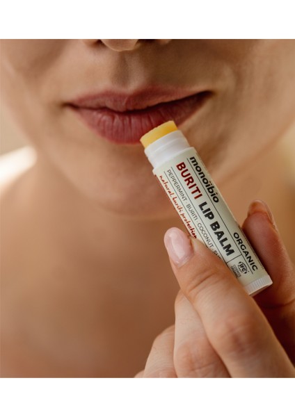 Organik Buriti Dudak Nemlendirici Balm - Kuru Dudaklara Günlük Bakım Kremi