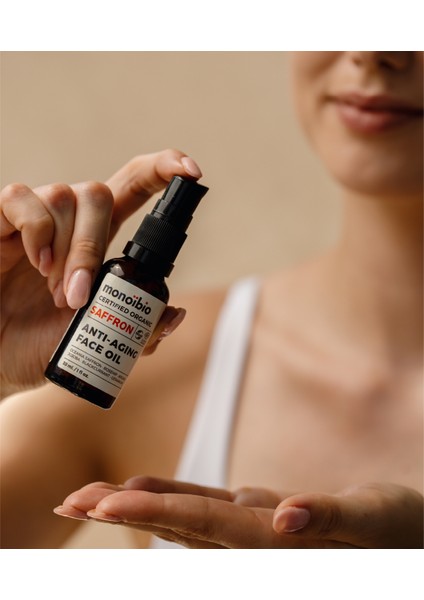 Saffron Anti-Aging Yüz Bakım Yağı - Kolajen Yapısı Güçlendirici Organik Sertifikalı Serum 30 ml fiyatları