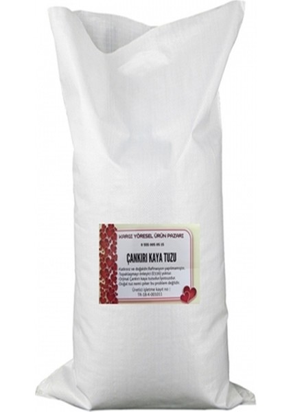 Çankırı Kaya Tuzu (25 kg) İri değirmenlik tuz katkısız ve doğal