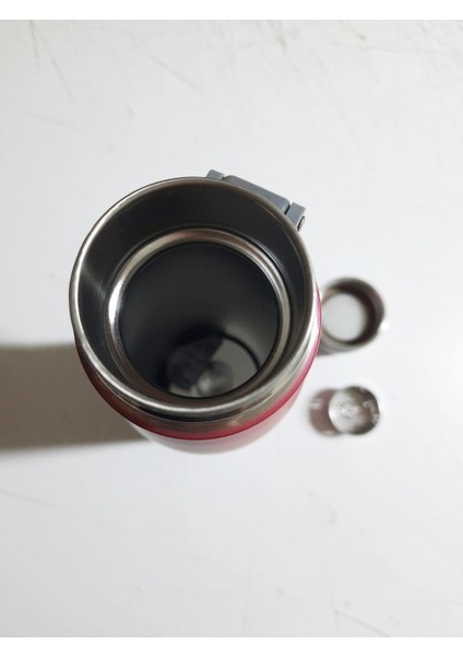 çift kat paslanmaz çelik bardaklı 850 ml taşıma şeritli termos kamp bebek mama termosu-8691 modelleri