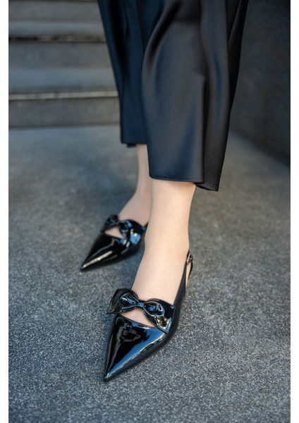 Gionna Fiyonk Detaylı Kadın Topuklu Ayakkabı modelleri