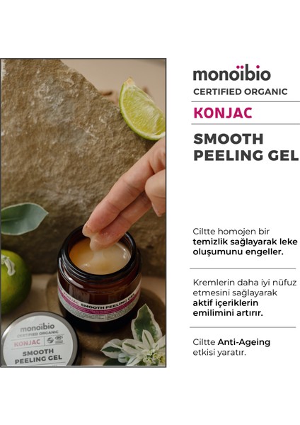 Organik Konjac Nemlendirici Peeling Jel - Peeling - Vegan