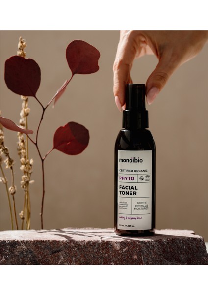 Organik Phyto Yüz Bakım Toniği - Dengeleyici Gözenekleri Sıkılaştırıcı - Vegan