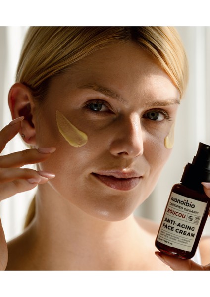 Roucou Anti Aging Organik Sertifikalı Yüz Bakım Kremi - Nemlendirici Vegan Yüz Kremi 50 ml fiyatları