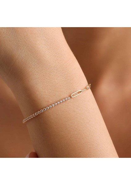 14 Ayar Altın Su Yolu Ataş Bileklik fiyatları