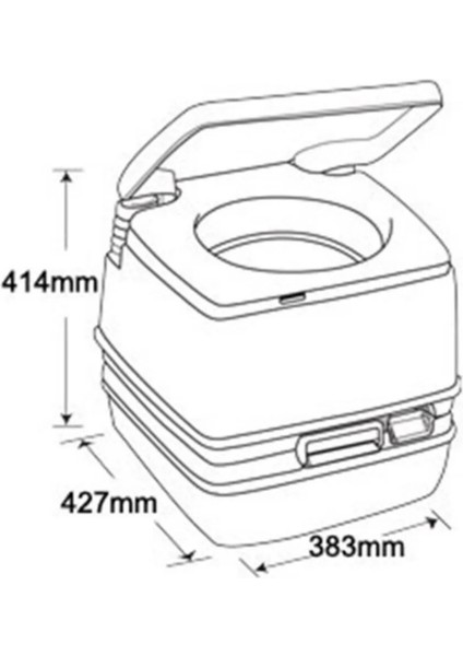 Porta Potti 165 21LT Atık Tankı, Portatif Tuvalet Yatek Karavan Tekne fiyatları