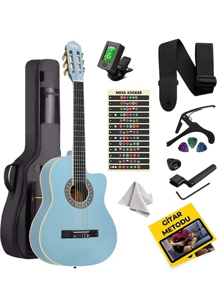 MGX-100LTB-BAG Üst Seviye Klasik Gitar 4/4 Sap Ayarlı