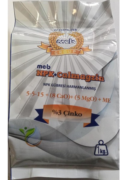 Mebor Calmagzin 1 kg - 5-5-15+(8cao)+(5mgo)+3zn Npk Gübresi