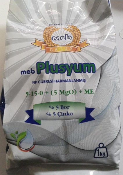 Mebor Plusyum 1 kg - 5-5-0+(5mgo)+5b+5zn Npk Gübresi