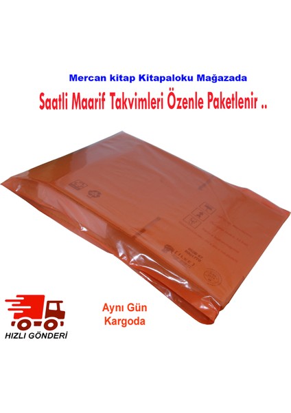 2025 Büyük Saatli Maarif Duvar Takvimi ve Deniz Görselli Poster (11,5X16 cm Ebat-Kod:06)