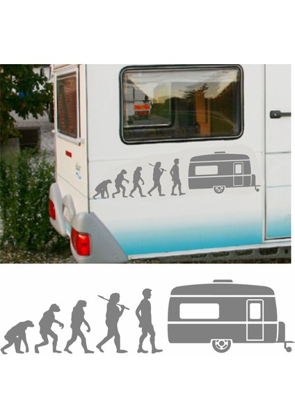 Karavan Evrim Sticker Araba Oto Motosiklet Karavan Etiket 02156 fiyatları