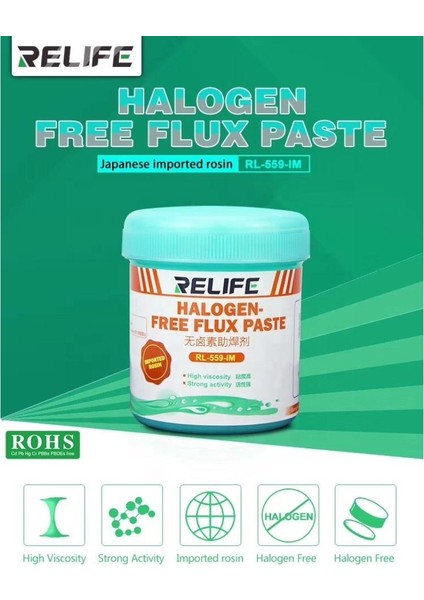 Relıfe RL-559-IM Halogen Free Krem Flux