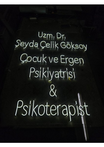 Cizgineon Kişiyeözel Işıklı Neonled Duvar Dekarasyon